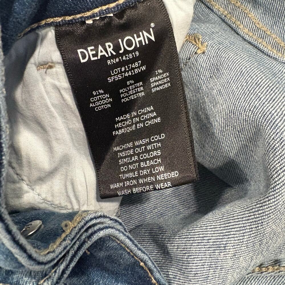 Dear John Womens Stitch Fix Lillie Cuffed Denim Shorts 26 - Picture 3 of 6